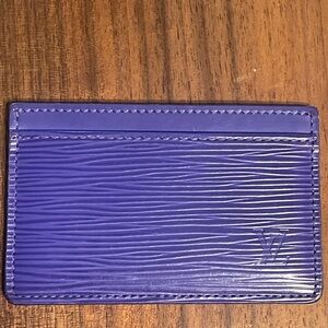 Louis Vuitton Epi Vibrant Purple Card Holder